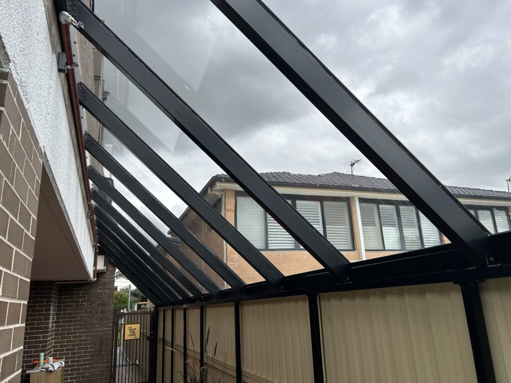 Allpro installations acoustic awning